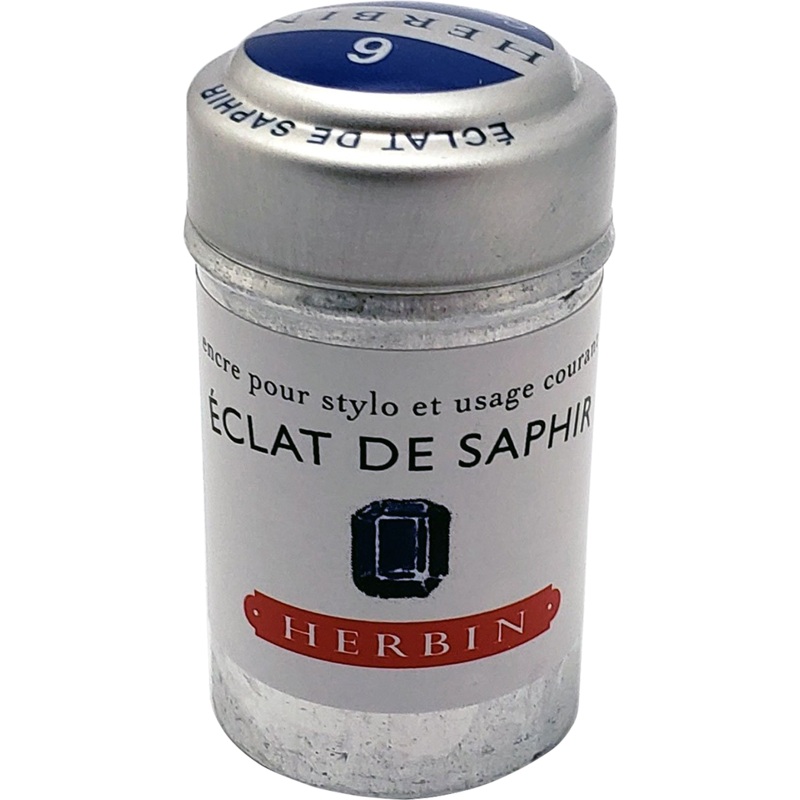 J. Herbin Fountain Pen Eclat De Saphir Ink Cartridge