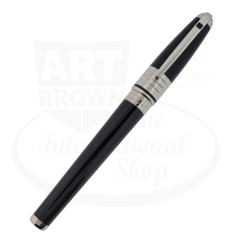 S.T. Dupont Olympio Placed Rings Extra Large Fountain Pen, 481403M