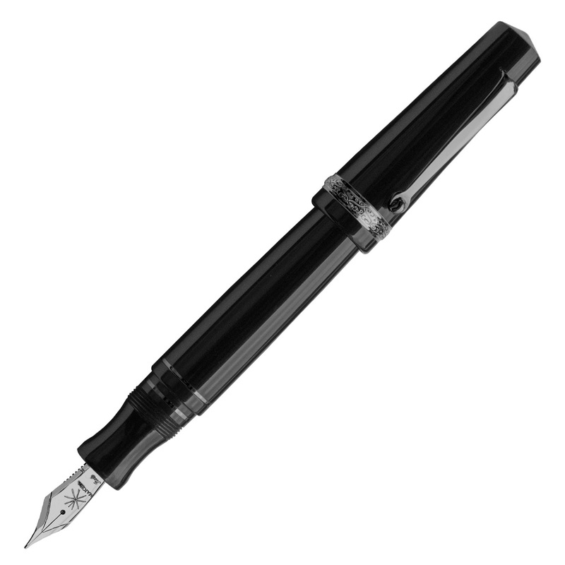 Maiora Aventus Fountain Pen – Onice Black RT Medium