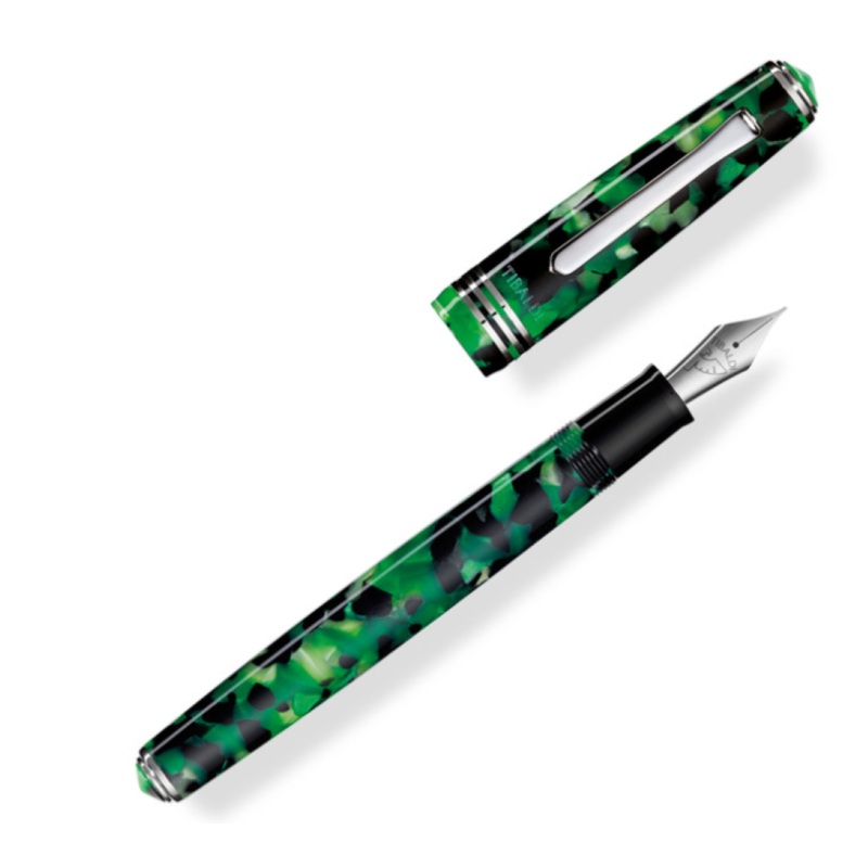 Tibaldi N60 Emerald Green Resin Fountain Pen Extra Fine