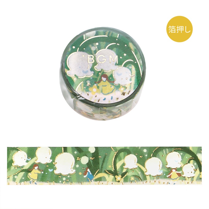 BGM Foil Stamping Masking Tape: Hana Monogatari – Hana Akari