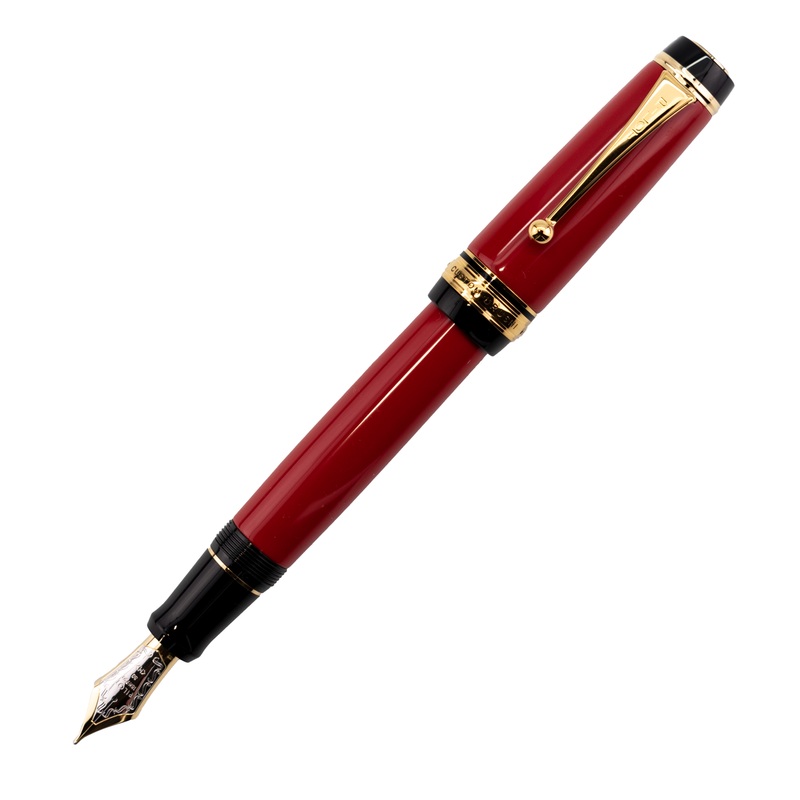 Pilot Custom Urushi Vermilion Red Fountain Pen Fine Medium