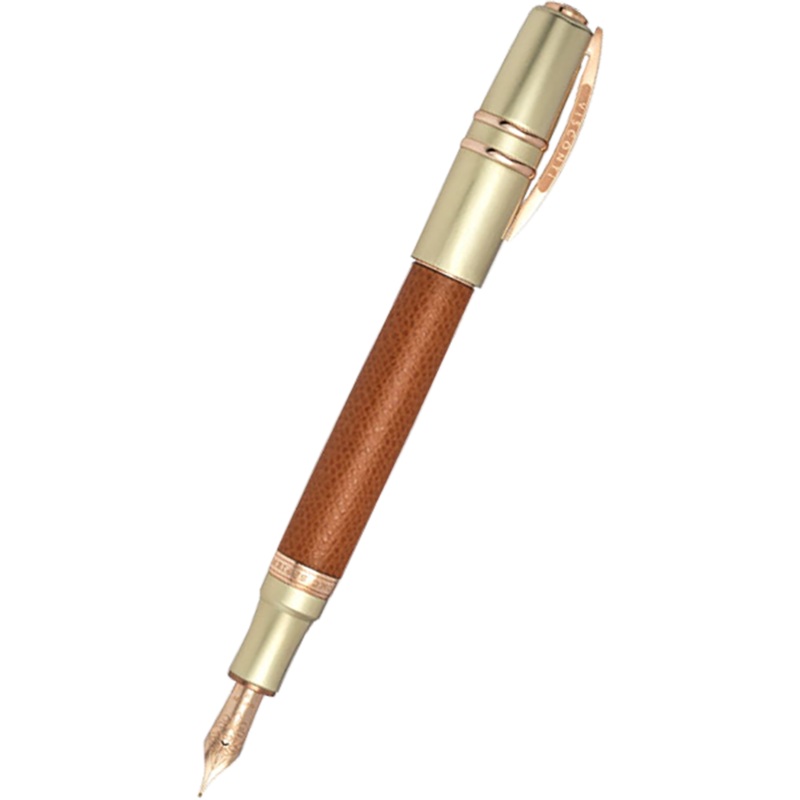 Visconti Homo Sapiens Fountain Pen – Dual Touch – Cognac (Oversize) Extra-Fine