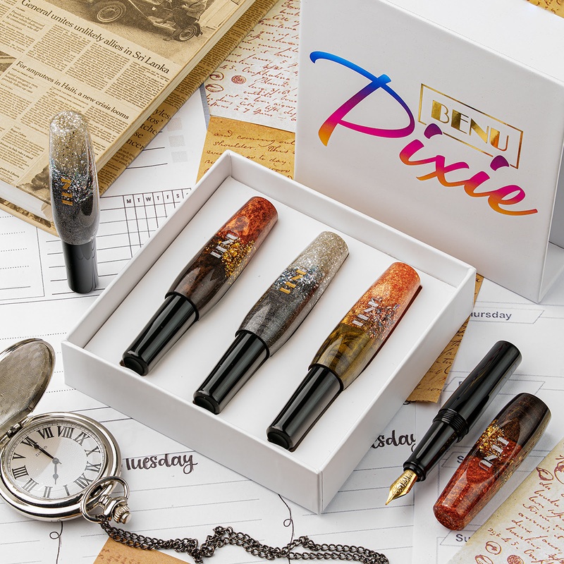Benu Pixie Fountain Pen Set – Metallic Dust