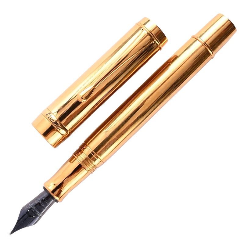 Conklin Duragraph Metal PVD Fountain Pen – Gold Extra Fine