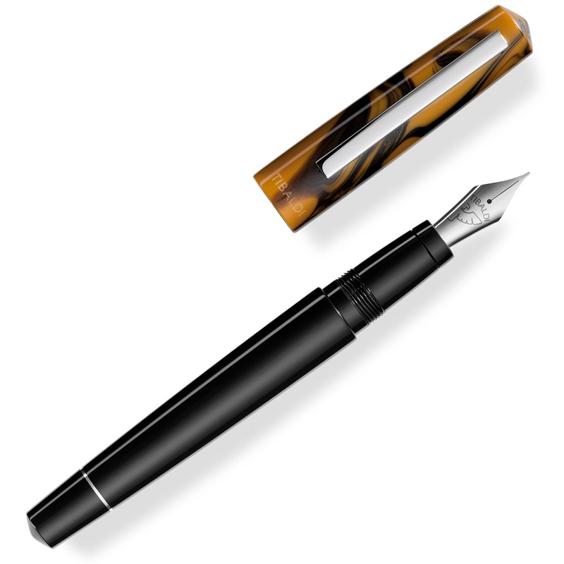 Tibaldi Infrangibile Chrome Yellow Fountain Pen Fine