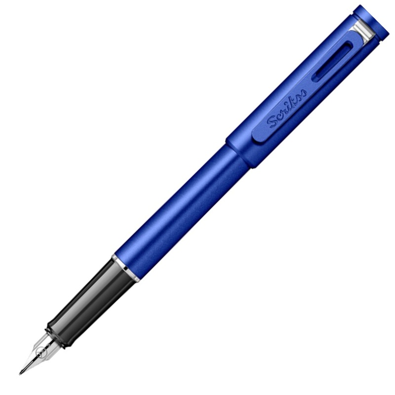 Scrikss Punto Fountain Pen – Blue Medium