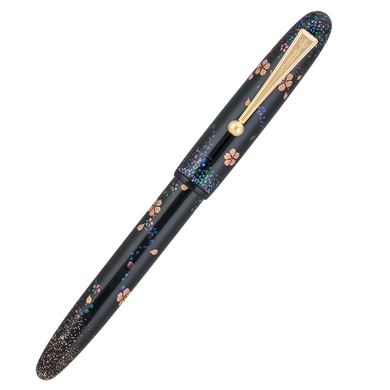 Namiki Yukari Maki-e Fountain Pen – Cherry Blossoms at Night Fine