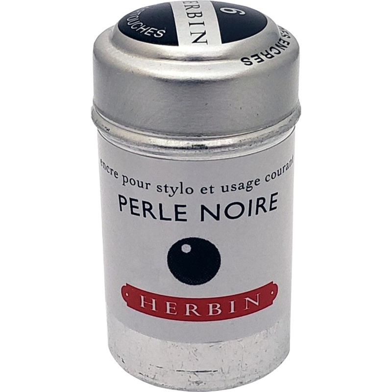 J. Herbin Fountain Pen Perle Noire Ink Cartridge