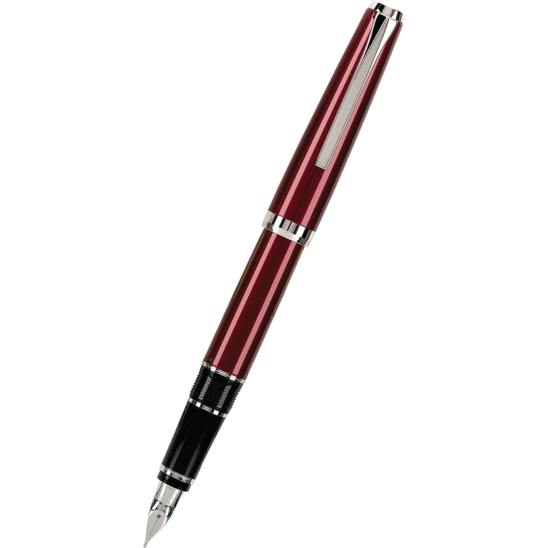 Pilot Falcon 2 Fountain Pen – Metal Burgundy Fine