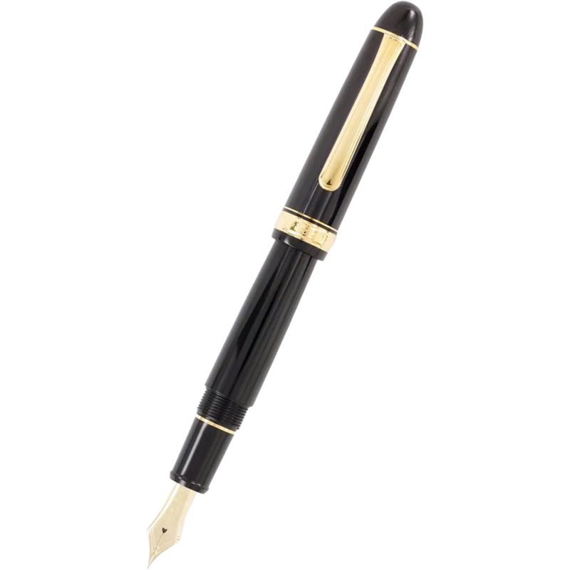 Platinum 3776 Century Black Fountain Pen Ultra Extra Fine