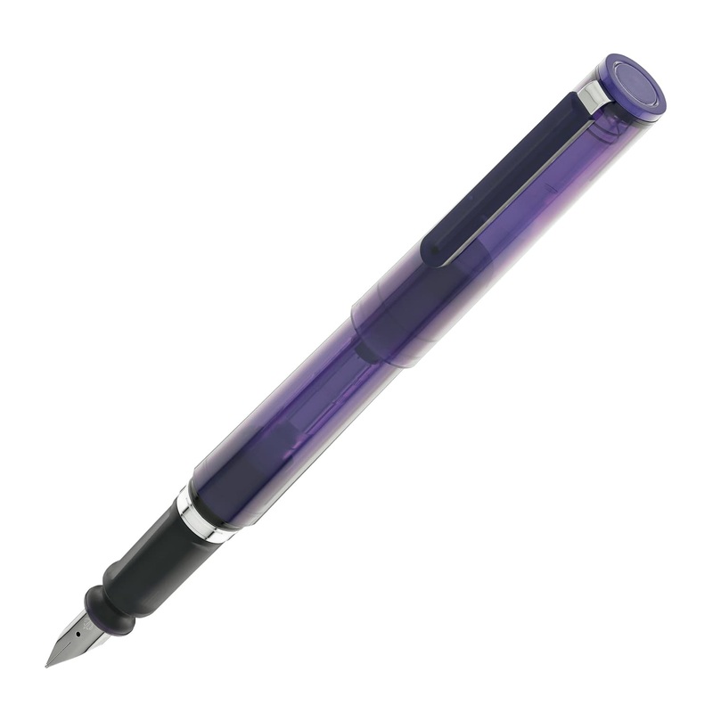 Sailor Compass Tuzu Fountain Pen in Translucent Violet Broad