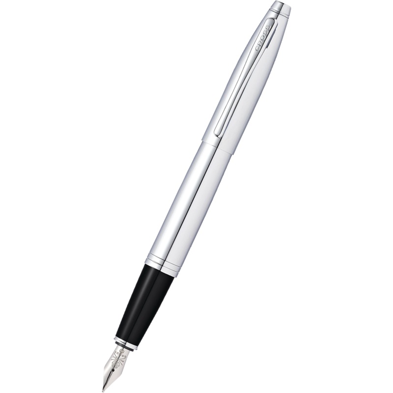 Cross Calais Fountain Pen – Polished Chrome – Medium