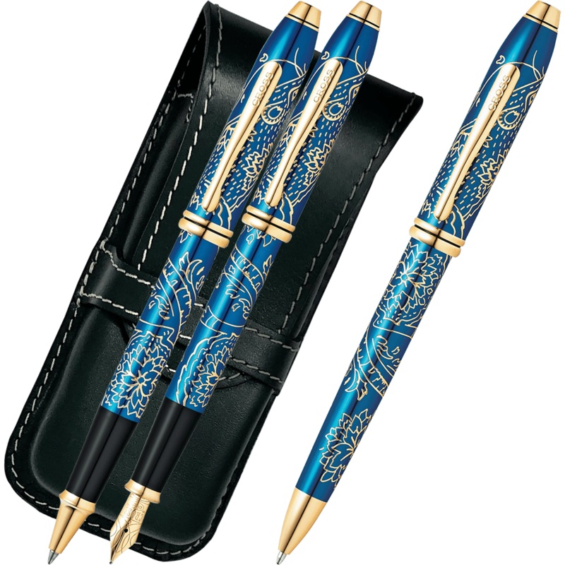 Cross Year of the RAT Townsend Fountain Pen, Rollerball, Ball Point  SET- Special Edition – Year of the Rat* Fine