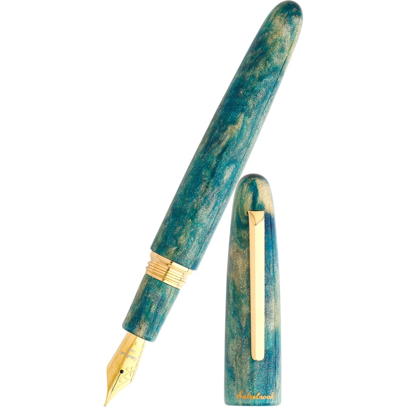 Esterbrook Estie OS Fountain Pen – Gold Rush Frontier Green Flex Extra-Fine