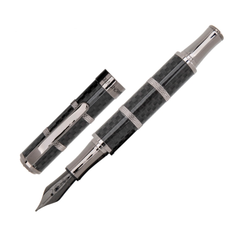 Monteverde Regatta Sport Fountain Pen – Full Carbon Fiber Black Extra Fine