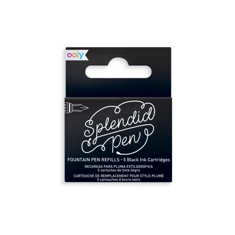 Ooly Splendid Fountain Pen Black Cartridges