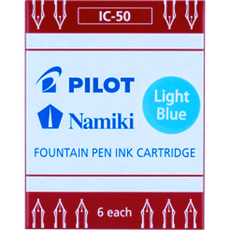 Pilot Fountain Pen Ink Cartridges – Light Blue