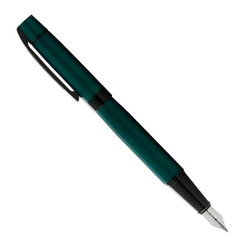 Sheaffer 300 Matte Green Lacquer w/Polished Black Trim – Fountain Pen M