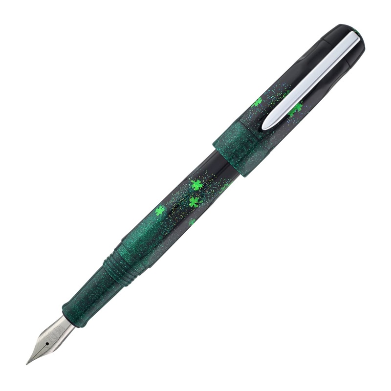Benu Talisman Fountain Pen in Four Leaf Clover 1.5mm Stub
