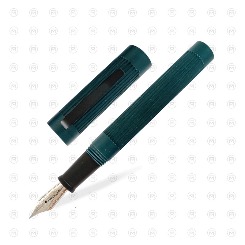 Lotus Corinthian Fountain Pen, Blue – Jowo Steel Nib Broad