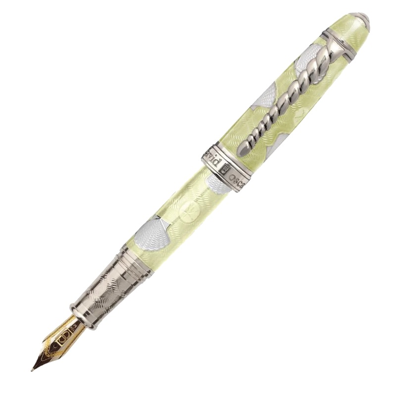 David Oscarson Seaside Sunshine Yellow Pen Fountain Pen Fine