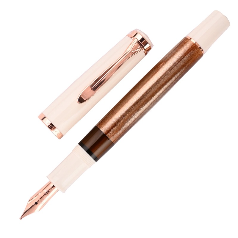 Pelikan M200 Fountain Pen – Copper Rose Gold (Special Edition) Extra Fine