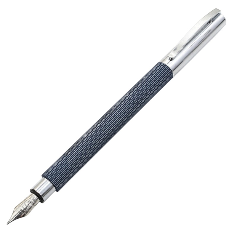 Faber-Castell Ambition Fountain Pen – OpArt Deep Water CT Extra Fine