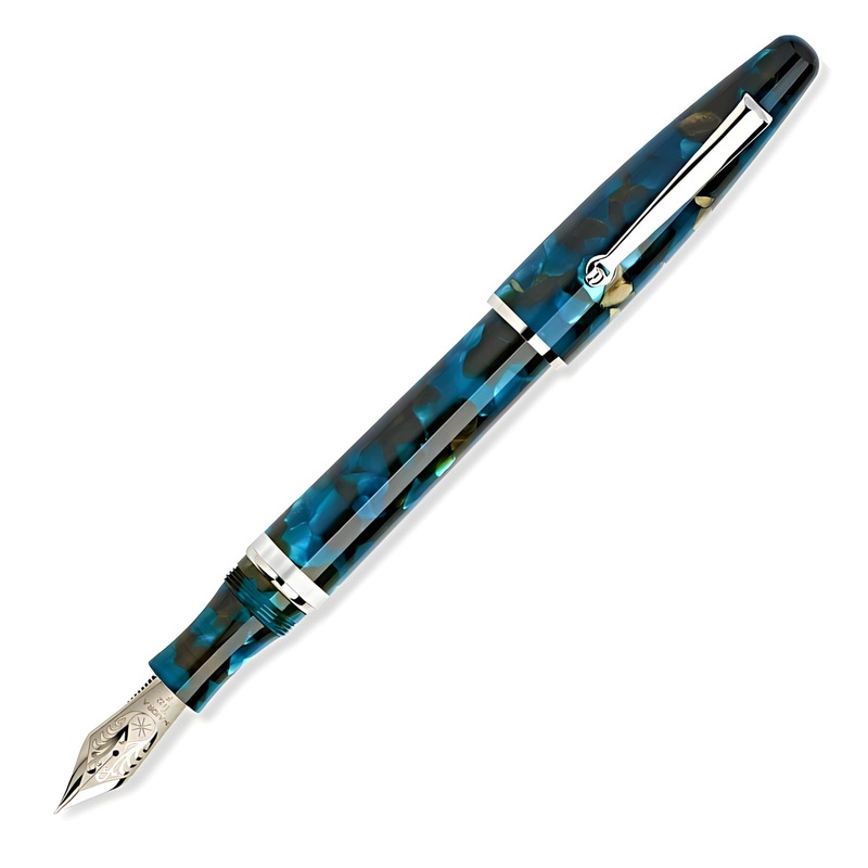 Maiora Ultra Ogiva T22 Limited Edition Fountain Pen, Teti Blue Extra Fine