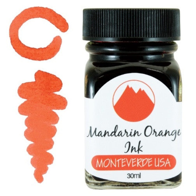 Monteverde 30ml Fountain Pen Ink Bottle, Mandarin Orange