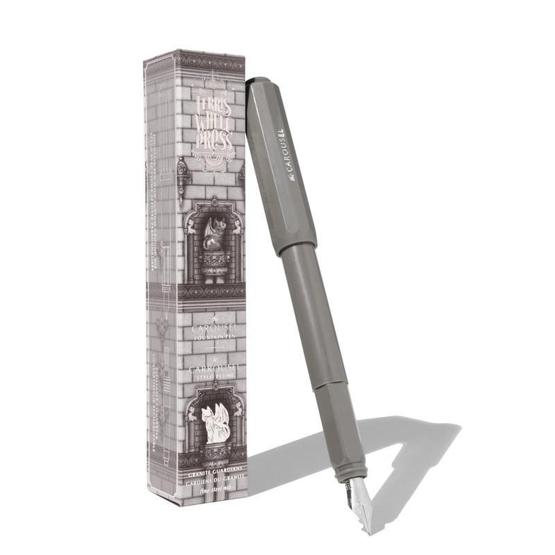 Carousel Fountain Pen – Granite Guardians (Medium)