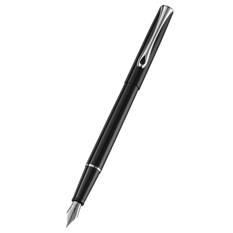Diplomat Traveller Fountain Pen – Black Lacquer Fine