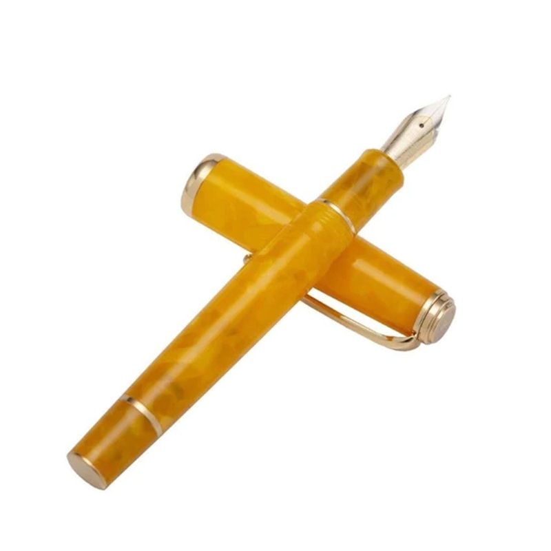 Hongdian N1 Fountain Pen – Orange GT Extra Fine