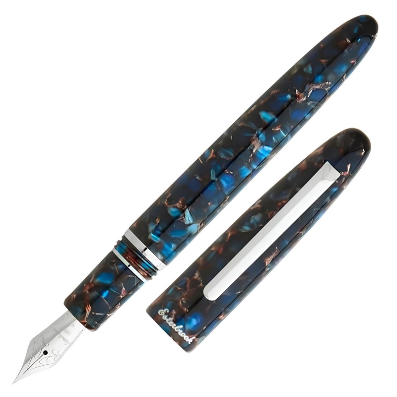 Esterbrook Estie Standard Fountain Pen, Nouveau Blue & Palladium Fine