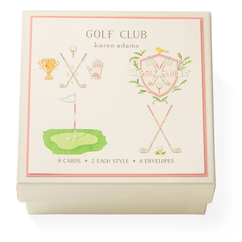 Karen Adams – Golf Gift Enclosure Box  (3″ x 3″)
