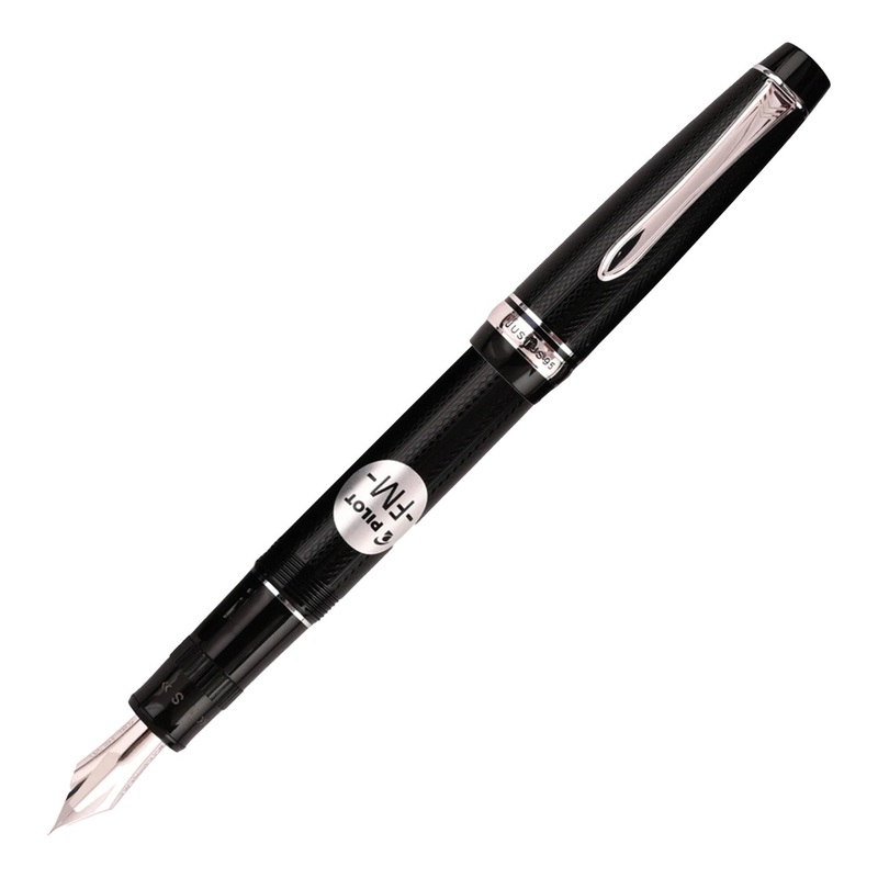 Pilot Justus 95 Fountain Pen – Net Black CT Fine