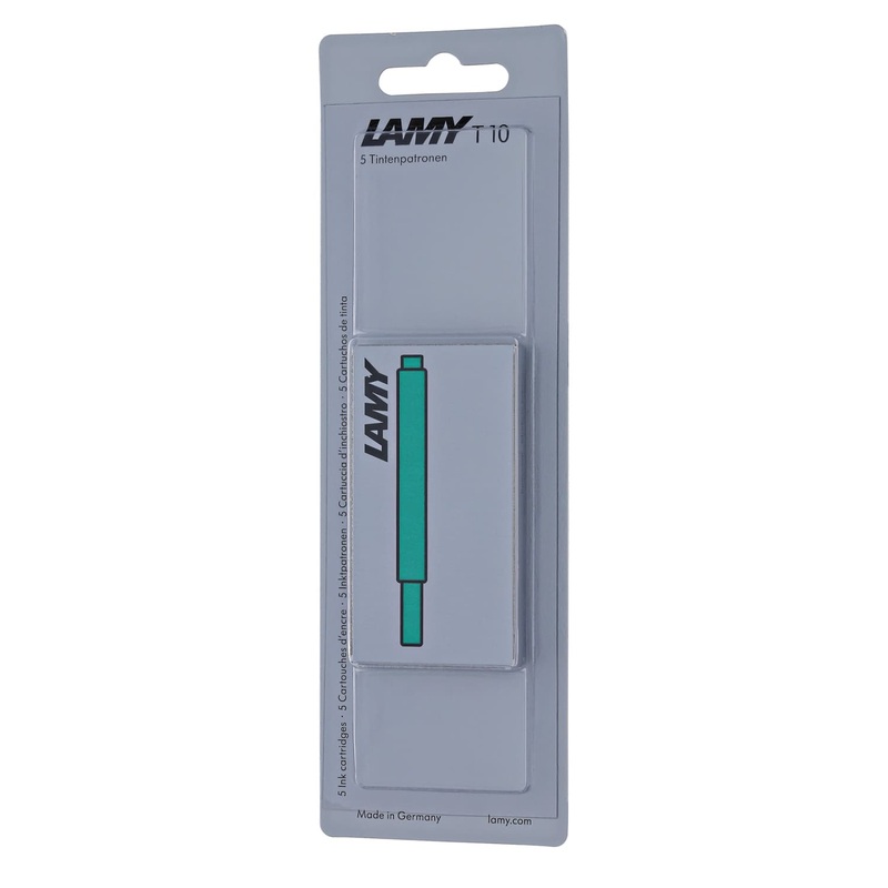 Lamy Fountain Ink Cartridges in Green – Pack of 5