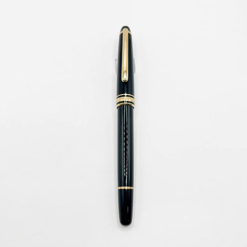 Montblanc Classique #144 Black Resin Fountain Pen  – Broad  14kt Gold Nib