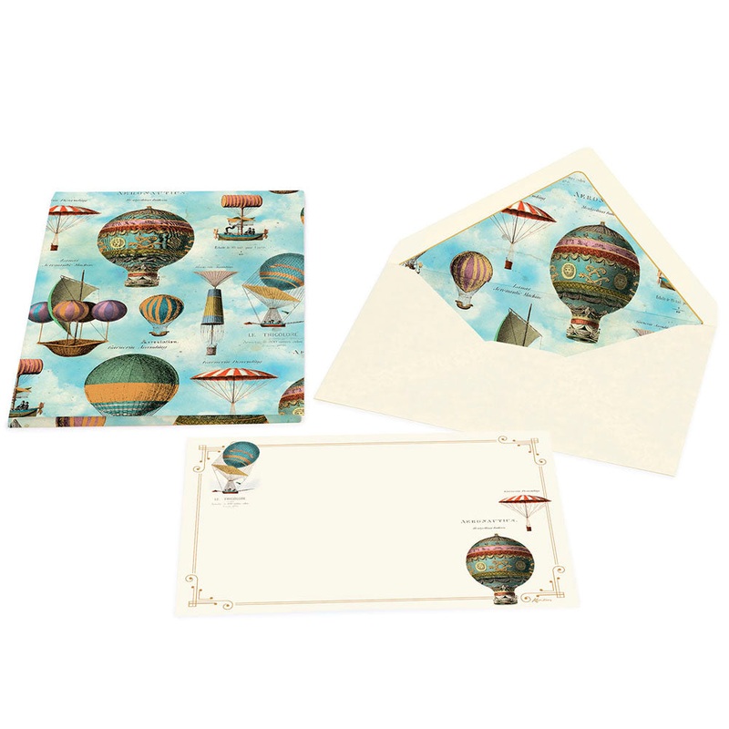 San Lorenzo Note Card Portfolio Large – Air Balloons