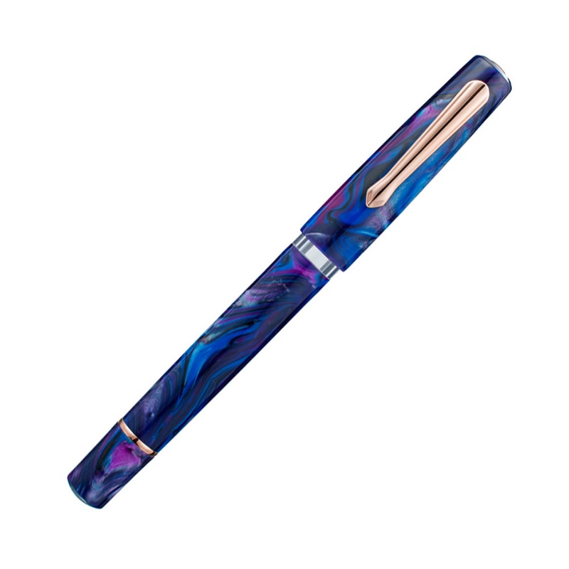Nahvalur Schuylkill Cichlid Purple Fountain Pen Fine