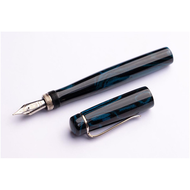 Ulpia 117 Ebonite Fountain Pen – Marine Blue F