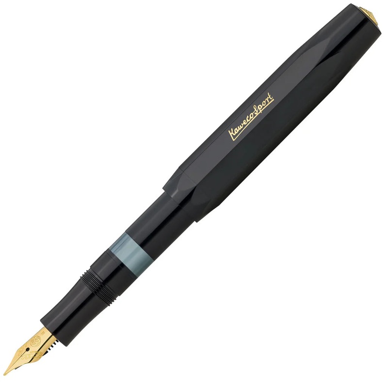 Kaweco Sport Piston Fill Classic Fountain Pen – Black Extra-Fine