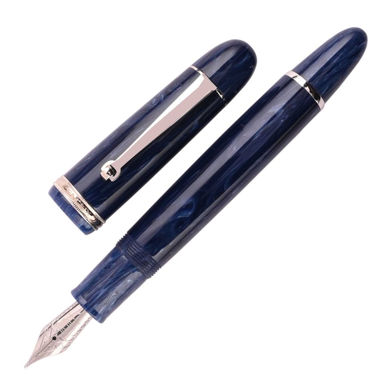 Penlux Masterpiece Grande Fountain Pen – Blue Wave Fine