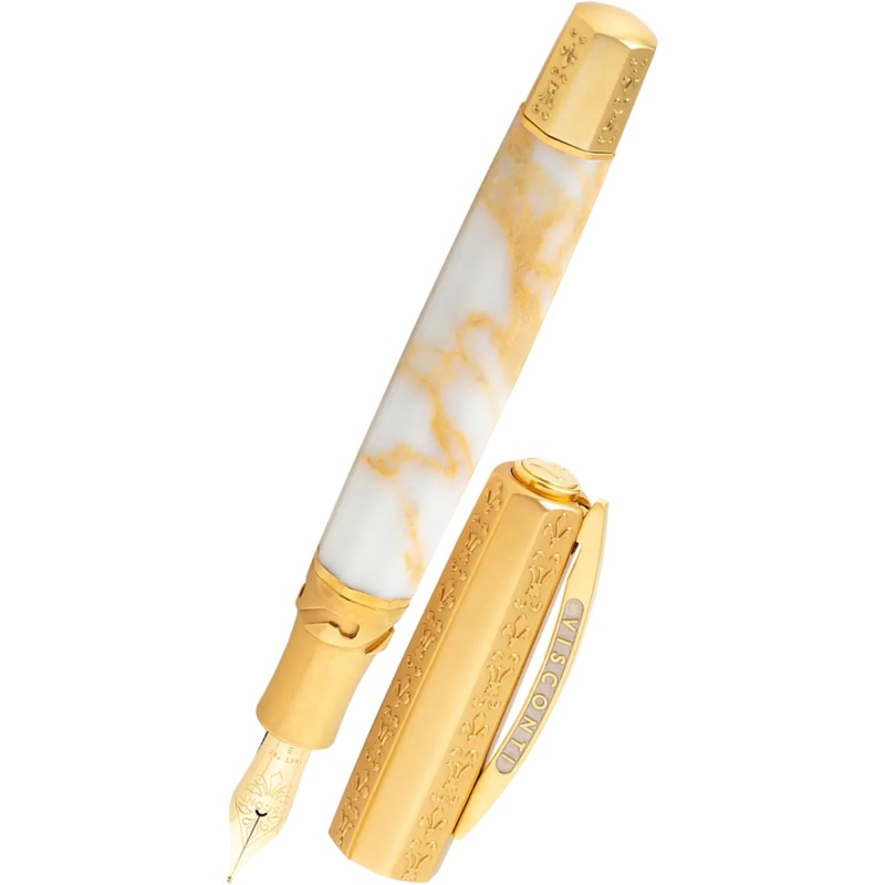 Visconti Il Magnifico Calacatta Gold Fountain Pen (Limited Edition) Extra Fine
