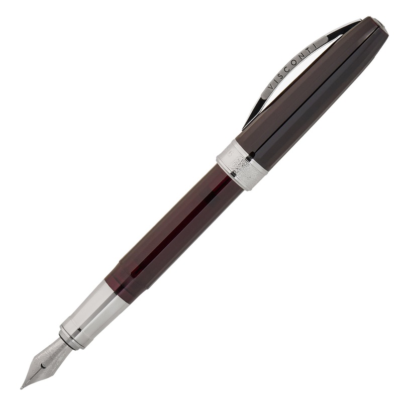 Visconti Michelangelo Fountain Pen – Translucent Black Fine