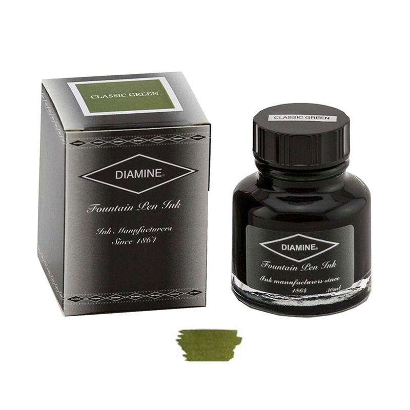 Diamine Classic Green Ink Bottle – 30ml