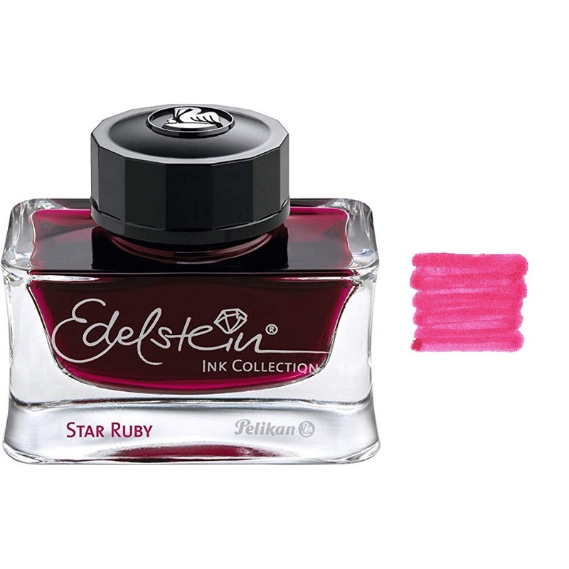 Pelikan Edelstein Fountain Pen Ink Bottle, 50ml, Star Ruby
