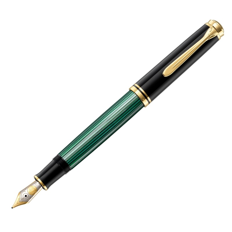 Pelikan M800 Fountain Pen Souvern Black-Green M 995712