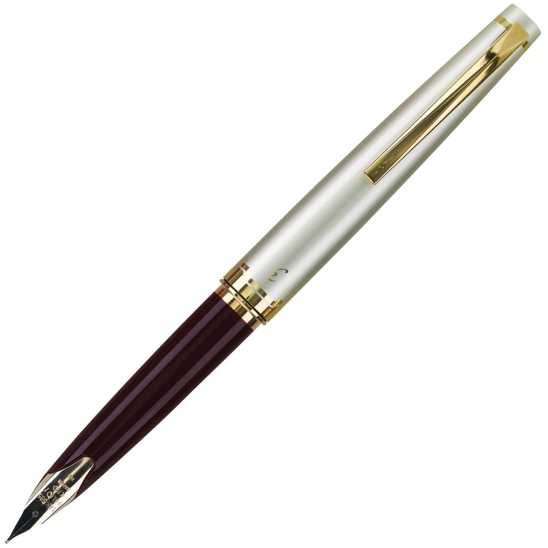 Pilot E95S Fountain Pen – Burgundy & Ivory Extra-Fine