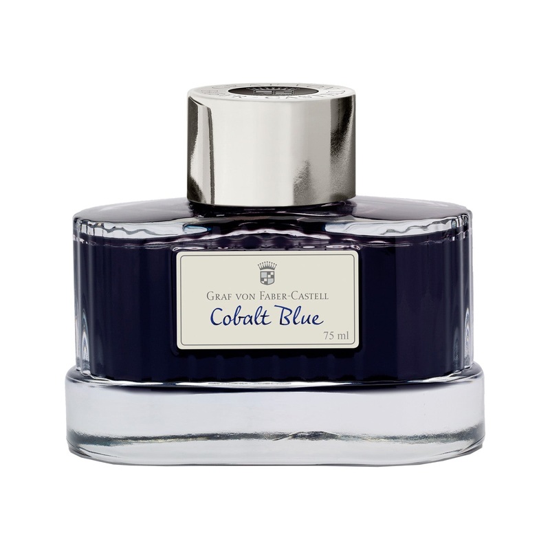 Graf Von Faber-Castell Cobalt Blue Ink Bottle – 75ml